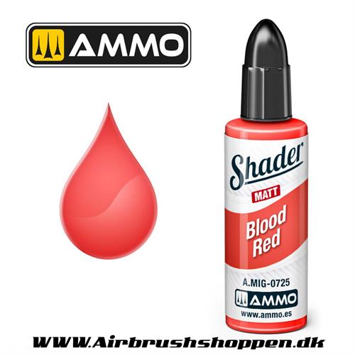 AMIG 0725   BLOOD RED - SHADER MATT - 10 ML